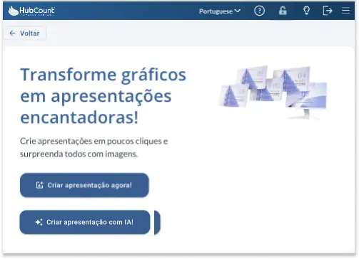 Tela do HubCount: Visão sob medida