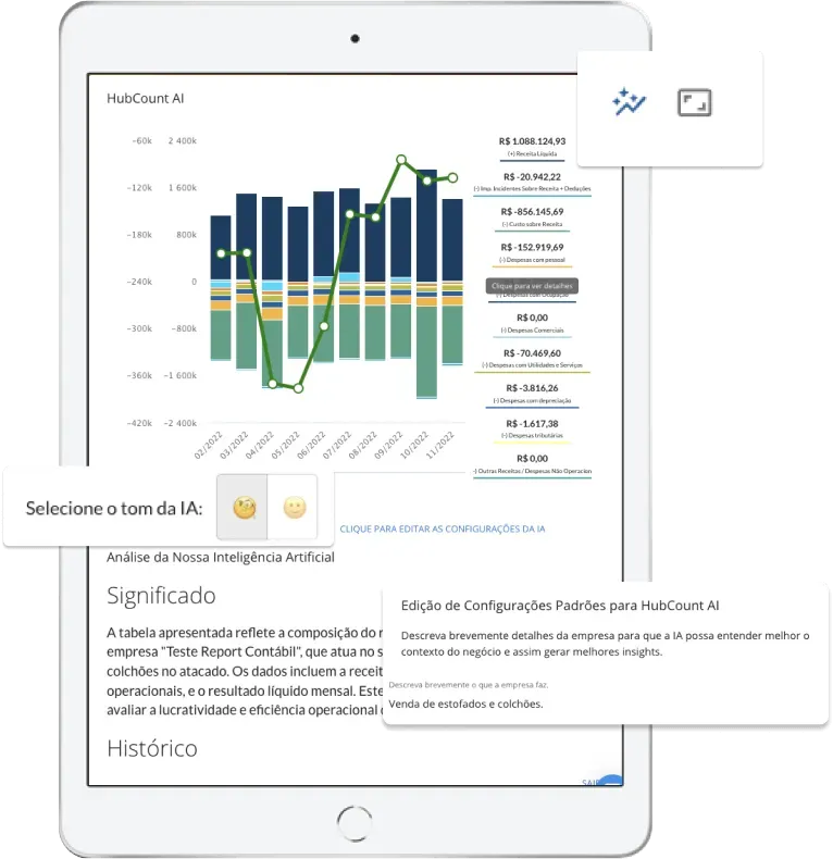 Deixe a IA traduzir seus gráficos em insights claros e acionáveis