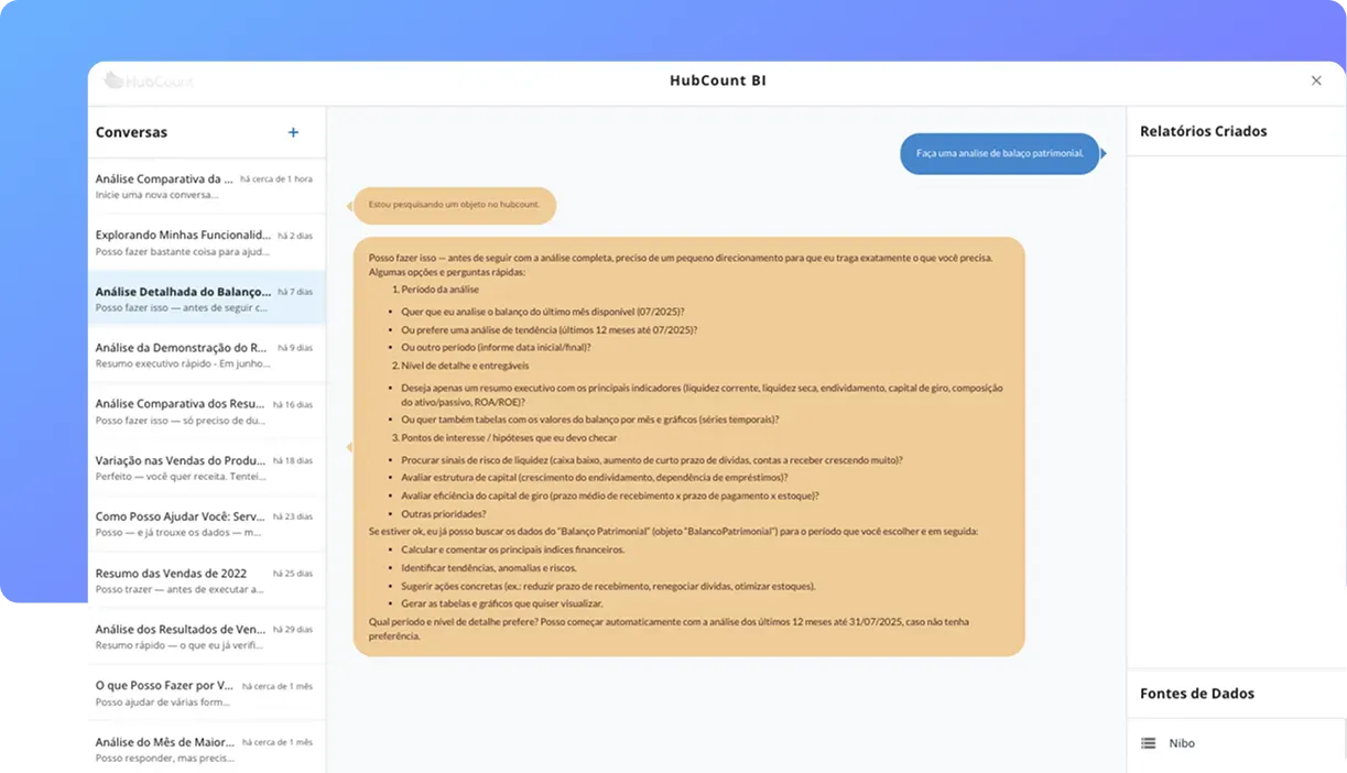 Tela da etapa Abra o chat da Assistente