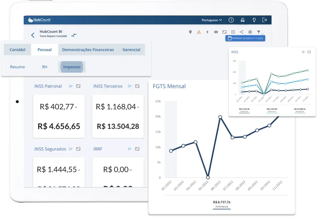 Tela da etapa Passo 01: Defina o gráfico desejado