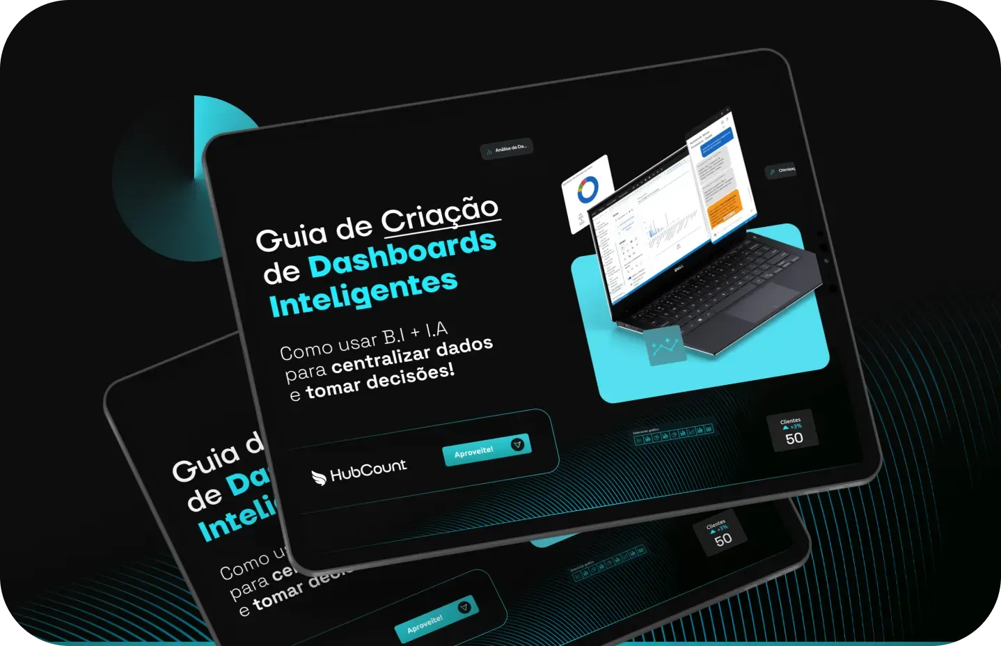 Capa do ebook: Guia de criação de Dashboards Inteligentes