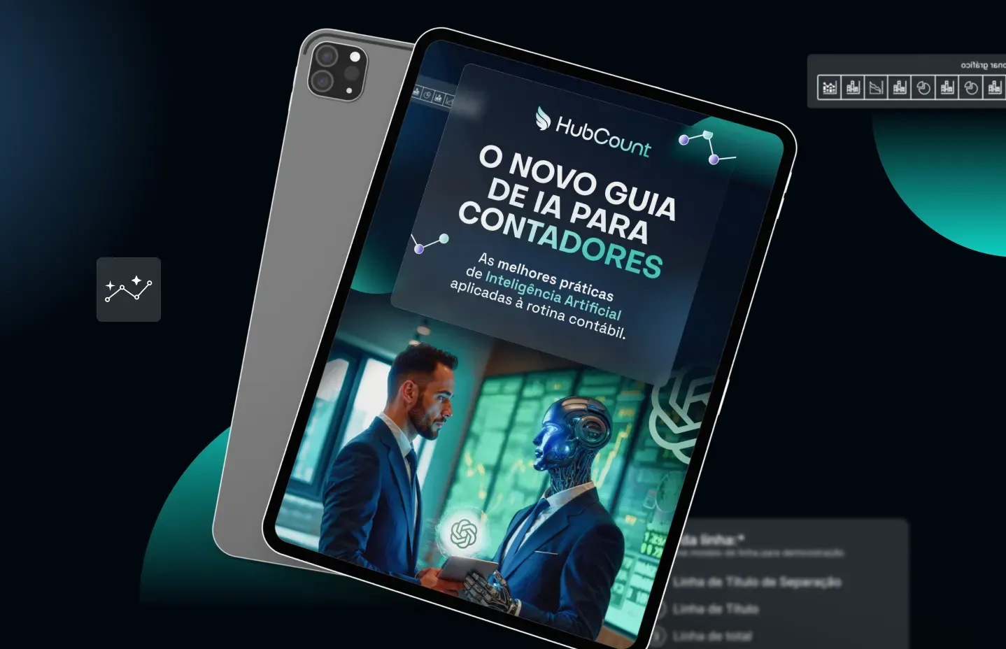 Capa do ebook: O Novo Guia de IA para Contadores