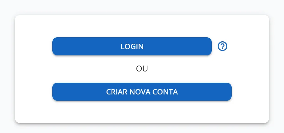 HubCount Sync Agent (desktop), tela de entrada com o botão Login e o botão Criar nova conta