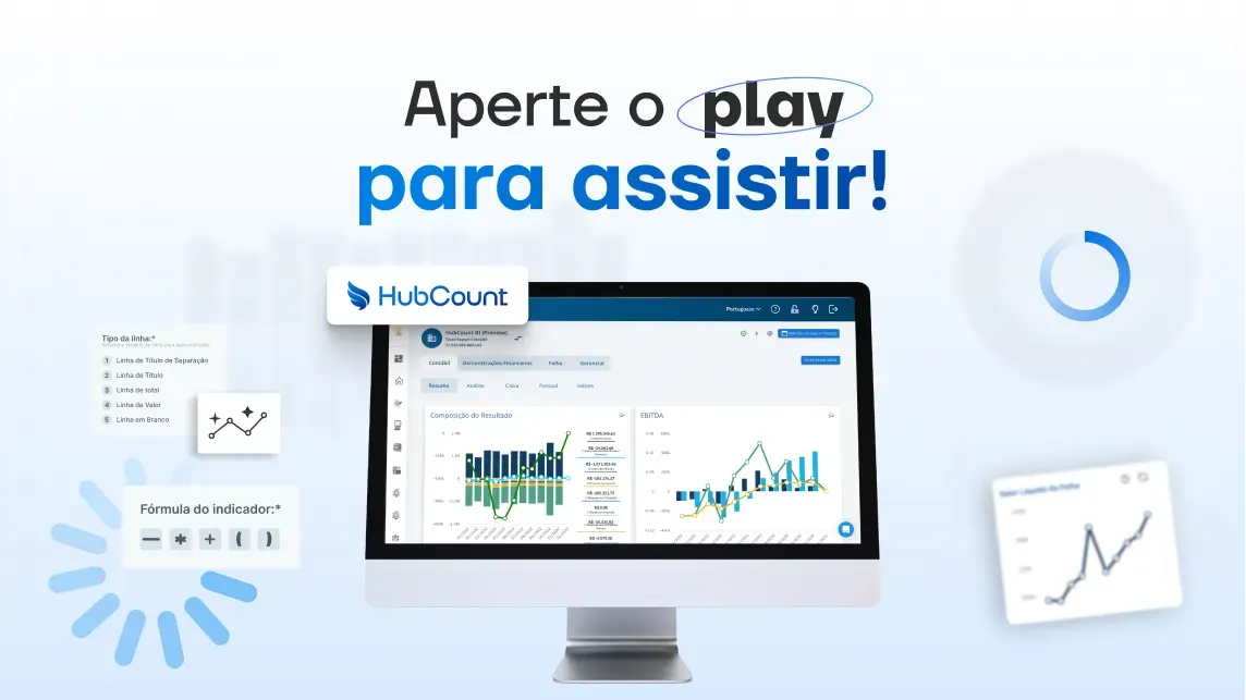 Capa do vídeo: Como funciona o HubCount BI Studio para Escritórios Contábeis?
