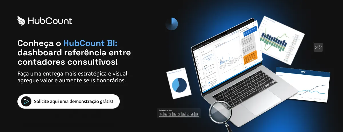 HubCount BI na contabilidade